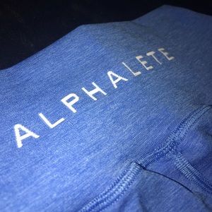 Palace Blue Alphalete Leggings